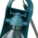Maxbell Dog Water Bottle Dispenser Portable Foldable Compact Capacity 550ml Travel Blue