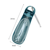 Maxbell Dog Water Bottle Dispenser Portable Foldable Compact Capacity 550ml Travel Blue