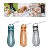 Maxbell Dog Water Bottle Dispenser Portable Foldable Compact Capacity 550ml Travel Blue