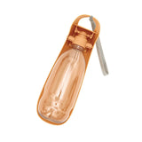 Maxbell Dog Water Bottle Dispenser Portable Foldable Compact Capacity 550ml Travel Orange
