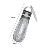 Maxbell Dog Water Bottle Dispenser Portable Foldable Compact Capacity 550ml Travel Grey