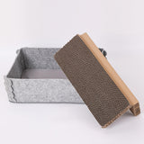 Maxbell Recyclable Scratch Nest Corrugate Paper Grinding Claw Mat Kitten Reversible C