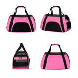 Maxbell Fashion Pet Carrier Bag Adjustable Shoulder Strap Breathable Mesh Portable L Pink