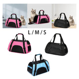 Maxbell Fashion Pet Carrier Bag Adjustable Shoulder Strap Breathable Mesh Portable L Pink