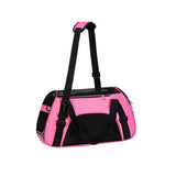 Maxbell Fashion Pet Carrier Bag Adjustable Shoulder Strap Breathable Mesh Portable L Pink