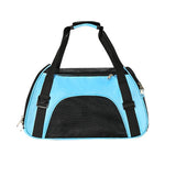 Maxbell Fashion Pet Carrier Bag Adjustable Shoulder Strap Breathable Mesh Portable L Blue