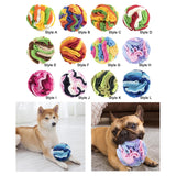 Maxbell Pet Puzzle Toy Chew Toys Interactive Dog Toy Ball for Game Training Play Style A