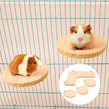 Maxbell 4x Hamster Cage Platform Wooden Playground Accs for Chinchilla DIY to Play