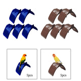 Maxbell 5x Pigeon Rest Stand Portable Hanging for Pigeons Finch Birds Cockatiel Black
