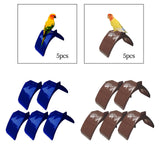 Maxbell 5x Pigeon Rest Stand Portable Hanging for Pigeons Finch Birds Cockatiel Black