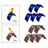 Maxbell 5x Pigeon Rest Stand Portable Hanging for Pigeons Finch Birds Cockatiel Black
