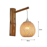Maxbell Pastoral Wall Mounted Light Decorative Wall Sconce for Bedroom Office Decor