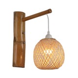 Maxbell Pastoral Wall Mounted Light Decorative Wall Sconce for Bedroom Office Decor