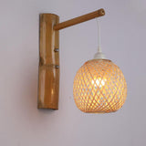 Maxbell Pastoral Wall Mounted Light Decorative Wall Sconce for Bedroom Office Decor
