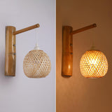 Maxbell Pastoral Wall Mounted Light Decorative Wall Sconce for Bedroom Office Decor