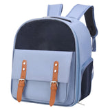 Maxbell Cat Carrier Backpack for Cat & Small Dog Breathable for Outdoor Outing Blue