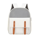 Maxbell Cat Carrier Backpack for Cat & Small Dog Breathable for Outdoor Outing Beige