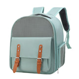 Maxbell Cat Carrier Backpack for Cat & Small Dog Breathable for Outdoor Outing Green