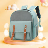 Maxbell Cat Carrier Backpack for Cat & Small Dog Breathable for Outdoor Outing Green