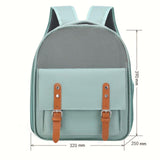 Maxbell Cat Carrier Backpack for Cat & Small Dog Breathable for Outdoor Outing Green
