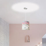 Maxbell Pastoral Style Pendant Lamp Shade Chandelier Cover Metal Cage Lampshade Flowery