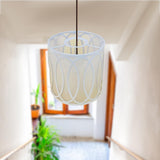 Maxbell Pastoral Style Pendant Lamp Shade Chandelier Cover Metal Cage Lampshade Grove