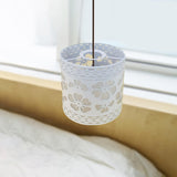 Maxbell Pastoral Style Pendant Lamp Shade Chandelier Cover Metal Cage Lampshade Petal
