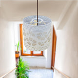 Maxbell Pastoral Style Pendant Lamp Shade Chandelier Cover Metal Cage Lampshade Petal