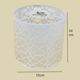 Maxbell Pastoral Style Pendant Lamp Shade Chandelier Cover Metal Cage Lampshade Diamond