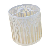 Maxbell Pastoral Style Pendant Lamp Shade Chandelier Cover Metal Cage Lampshade Oval