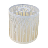 Maxbell Pastoral Style Pendant Lamp Shade Chandelier Cover Metal Cage Lampshade Oval