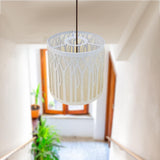 Maxbell Pastoral Style Pendant Lamp Shade Chandelier Cover Metal Cage Lampshade Oval