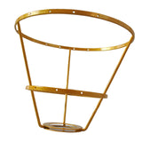 Maxbell Lamp Shade Frame Ring DIY Tabletop Light Stand Holder for Light Cover Anniversary Aureate 18cm