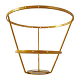 Maxbell Lamp Shade Frame Ring DIY Tabletop Light Stand Holder for Light Cover Anniversary Aureate 18cm