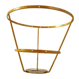 Maxbell Lamp Shade Frame Ring DIY Tabletop Light Stand Holder for Light Cover Anniversary Aureate 18cm