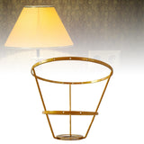Maxbell Lamp Shade Frame Ring DIY Tabletop Light Stand Holder for Light Cover Anniversary Aureate 18cm
