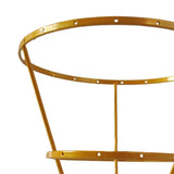 Maxbell Lamp Shade Frame Ring DIY Tabletop Light Stand Holder for Light Cover Anniversary Aureate 18cm