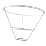 Maxbell Lamp Shade Frame Ring DIY Tabletop Light Stand Holder for Light Cover Anniversary White 25cm