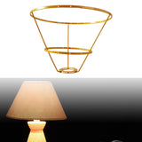 Maxbell Lamp Shade Frame Ring DIY Tabletop Light Stand Holder for Light Cover Anniversary Aureate 25cm