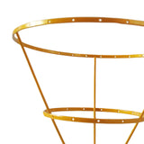 Maxbell Lamp Shade Frame Ring DIY Tabletop Light Stand Holder for Light Cover Anniversary Aureate 25cm