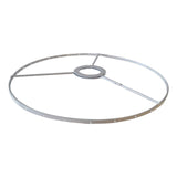 Maxbell Lamp Shade Frame Ring DIY Tabletop Light Stand Holder for Light Cover Anniversary White 28cm