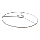 Maxbell Lamp Shade Frame Ring DIY Tabletop Light Stand Holder for Light Cover Anniversary White 28cm
