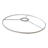 Maxbell Lamp Shade Frame Ring DIY Tabletop Light Stand Holder for Light Cover Anniversary White 28cm