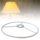 Maxbell Lamp Shade Frame Ring DIY Tabletop Light Stand Holder for Light Cover Anniversary White 28cm