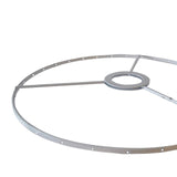Maxbell Lamp Shade Frame Ring DIY Tabletop Light Stand Holder for Light Cover Anniversary White 28cm