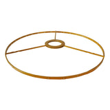 Maxbell Lamp Shade Frame Ring DIY Tabletop Light Stand Holder for Light Cover Anniversary Aureate 38cm