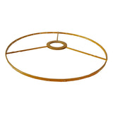 Maxbell Lamp Shade Frame Ring DIY Tabletop Light Stand Holder for Light Cover Anniversary Aureate 38cm