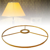 Maxbell Lamp Shade Frame Ring DIY Tabletop Light Stand Holder for Light Cover Anniversary Aureate 38cm