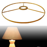 Maxbell Lamp Shade Frame Ring DIY Tabletop Light Stand Holder for Light Cover Anniversary Aureate 38cm