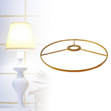 Maxbell Lamp Shade Frame Ring DIY Tabletop Light Stand Holder for Light Cover Anniversary Aureate 38cm
